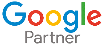 Google Partner badge with the colored Google wordmark and 'Partner' text underneath